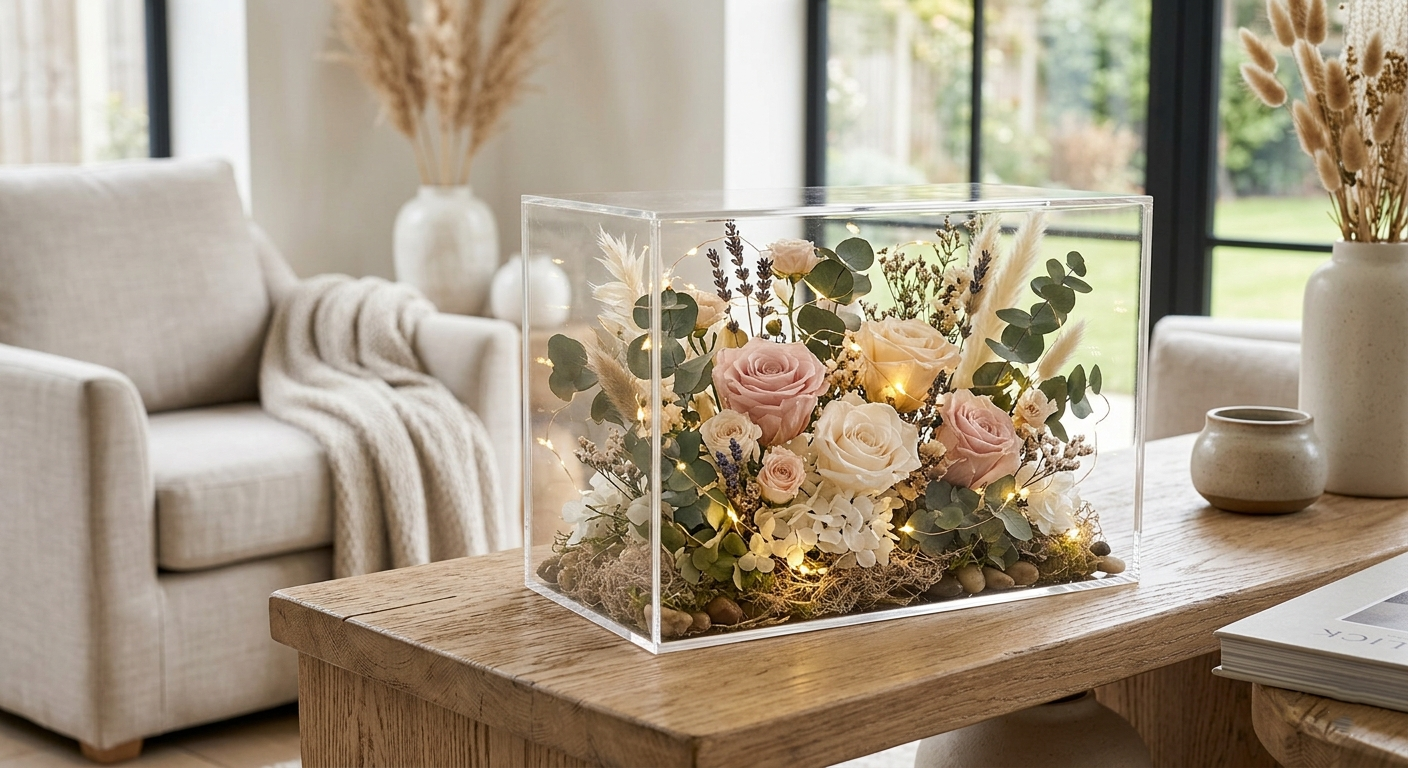 BloomGlow Acrylic Garden Box