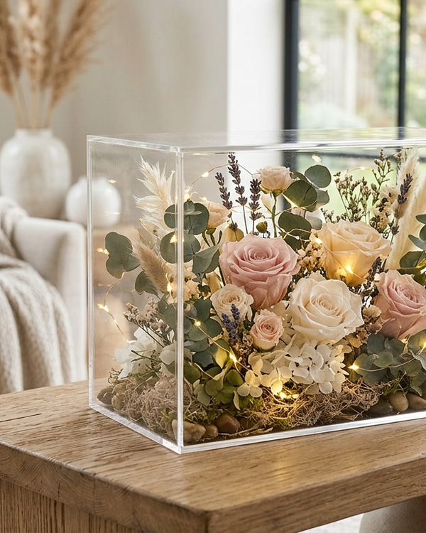BloomGlow Acrylic Garden Box