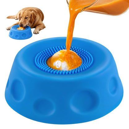 PawPace 2-in-1 Dog Rolling Ball Slow Feeder