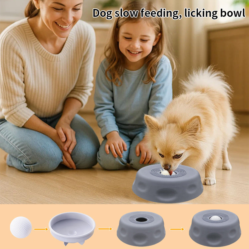 PawPace 2-in-1 Dog Rolling Ball Slow Feeder